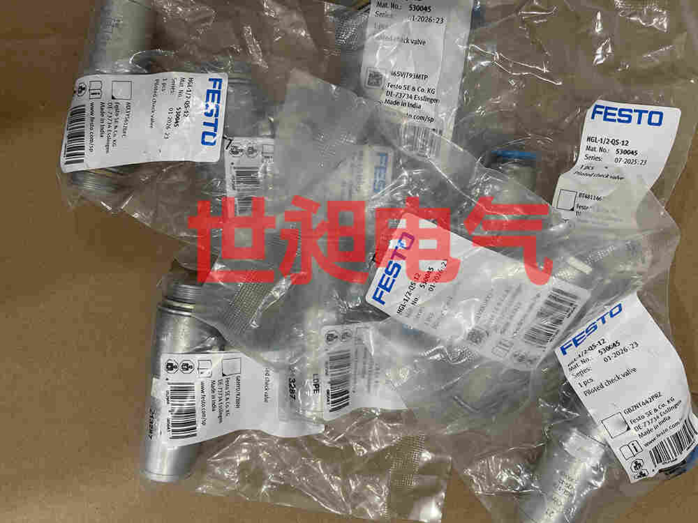 原装现货供应FESTO费斯托节流阀HGL-1/2-QS-12 530045