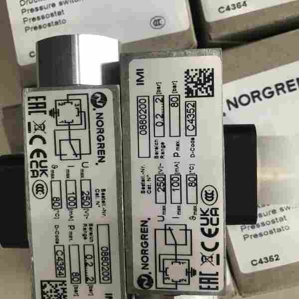 norgren诺冠压力传感器34D-P040G-DA1-AA尺寸