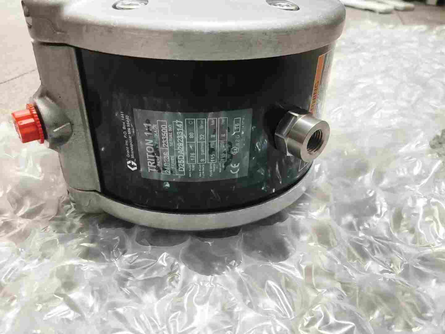 美国 GRACO 固瑞克 233500 气动隔膜泵 Triton308 铝合金 1:1 油漆供料泵 