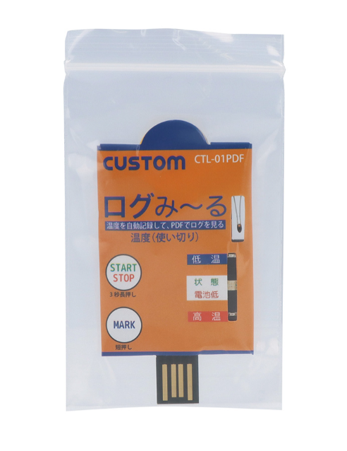 CUSTOM 东洋 一次性温度计量器Log Mi ru ®CTL-01PDF