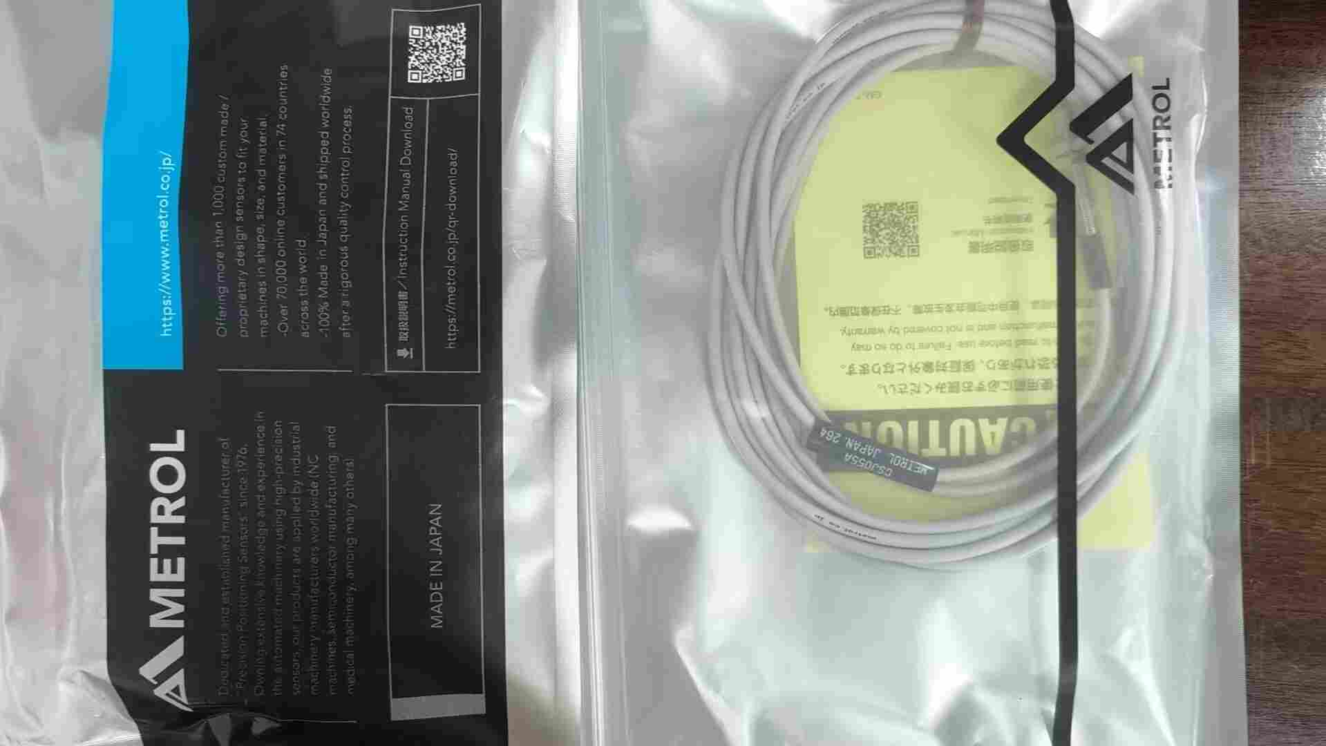 日本 METROL美德龙 CSJ055A M5 螺纹高精度接触式定位传感器 常开NO接触开关